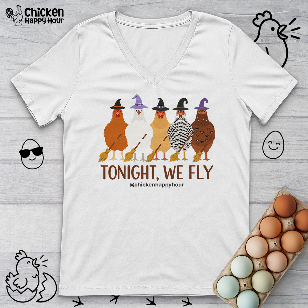 Tonight We Fly 01 V-Neck Tee