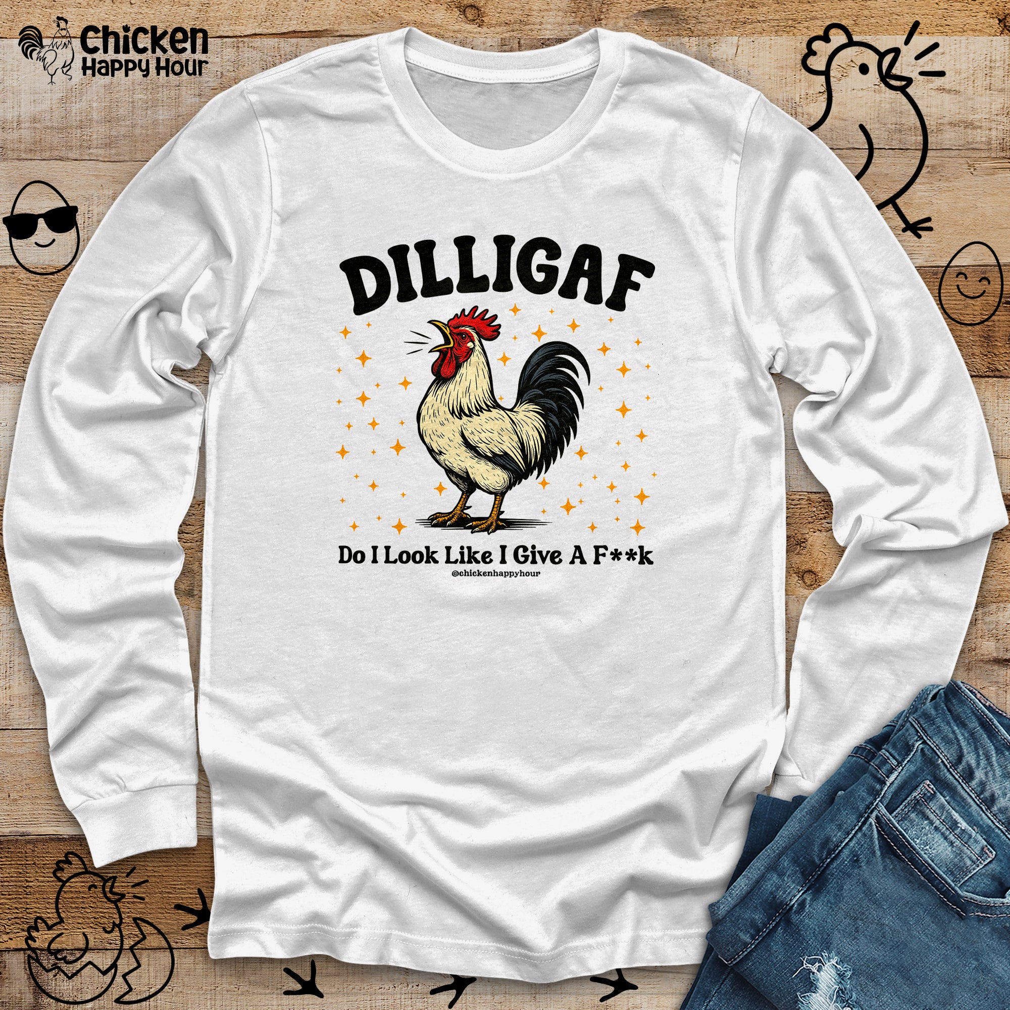 Dilligaf Do I Look Like I Give a Fk Long Sleeve