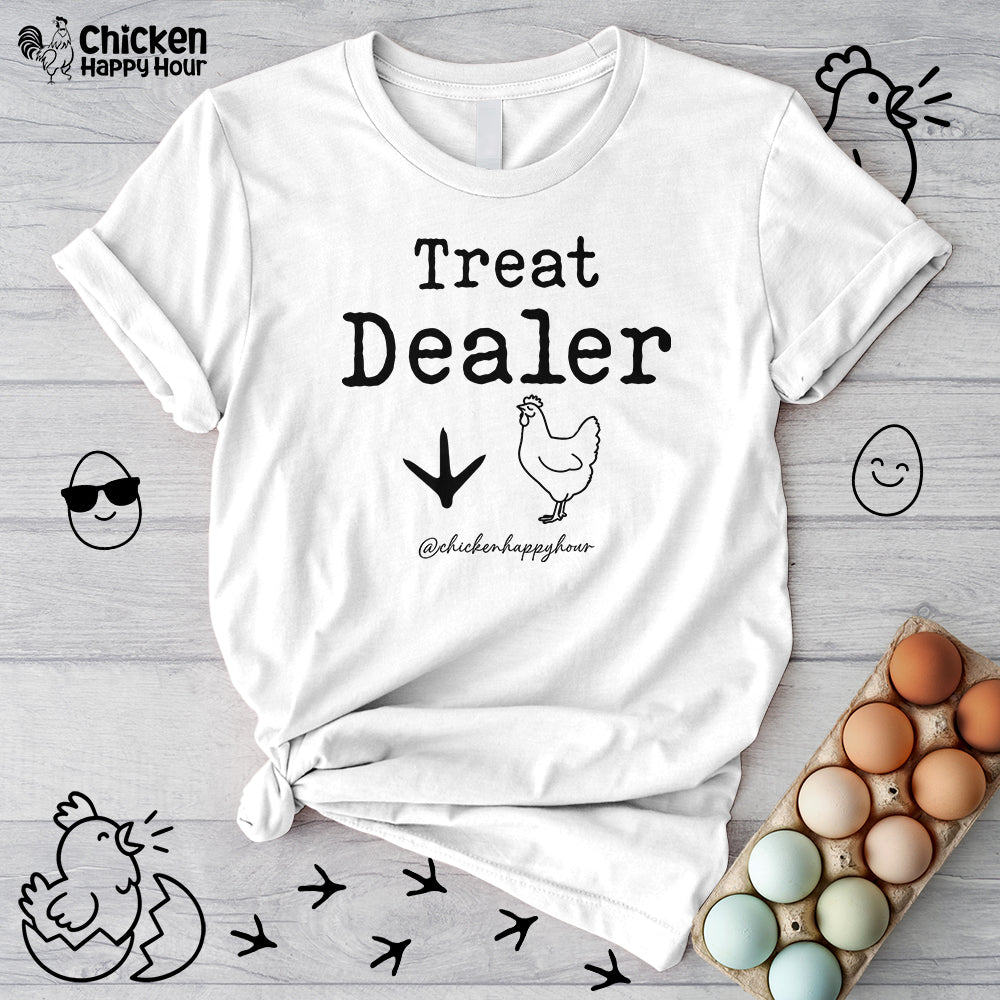 Treat Dealer with Chicken Unisex Tee