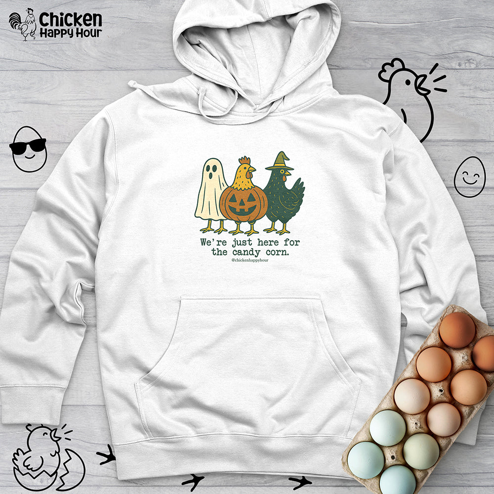 We're Just Here For the Candy Corn Hooded Sweatshirt