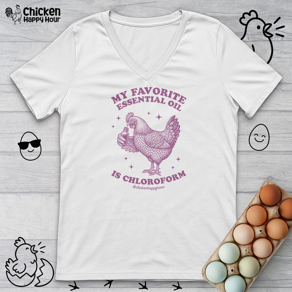 My favorite Essential Oil is Chloroform V-Neck Tee