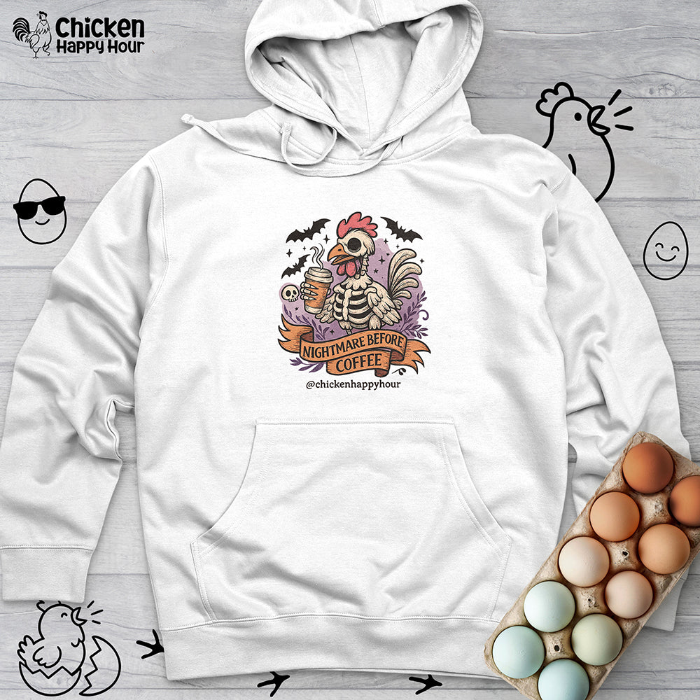Nightmare Before Coffee Hooded Sweatshirt