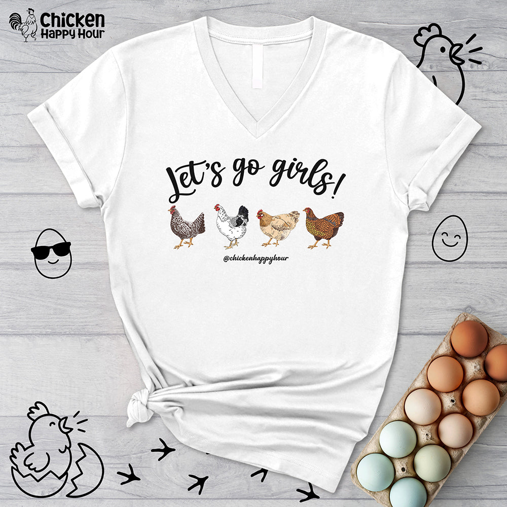 Let's Go Girls 2 V-Neck Tee