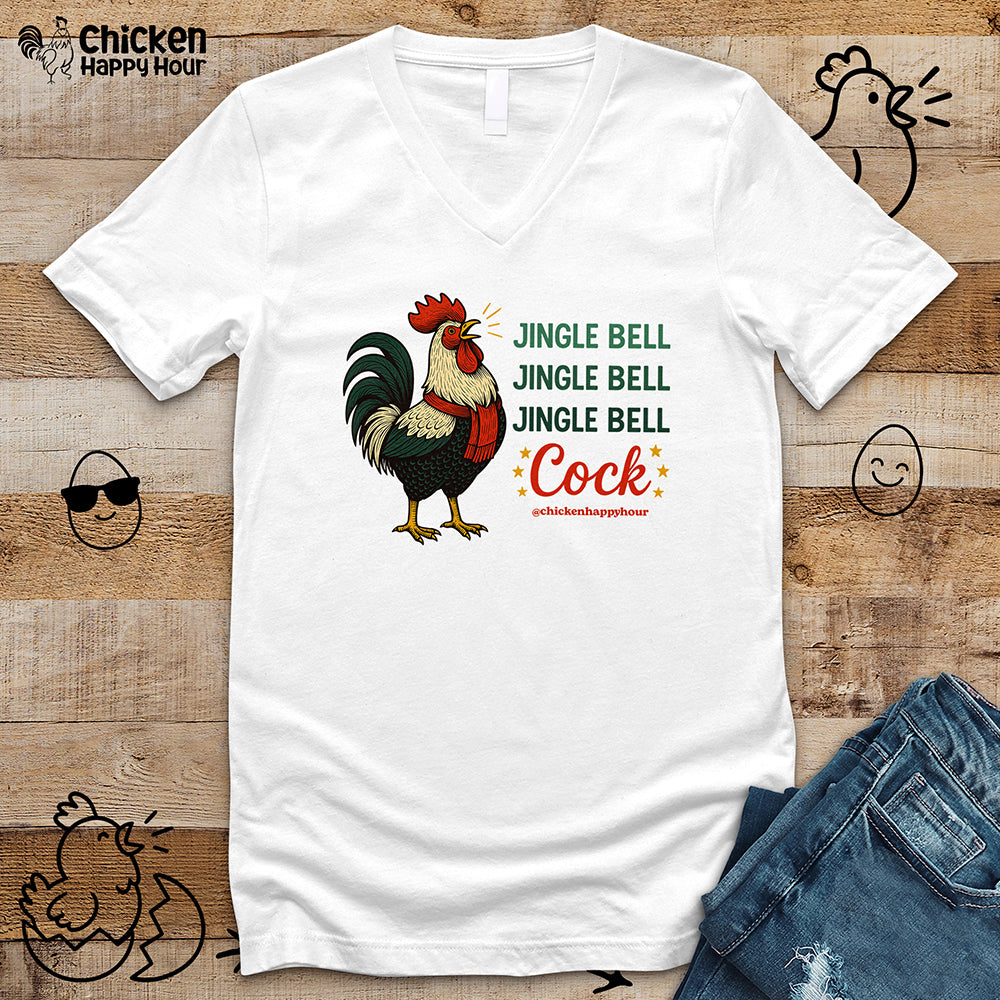 Jingle Bell V-Neck Tee