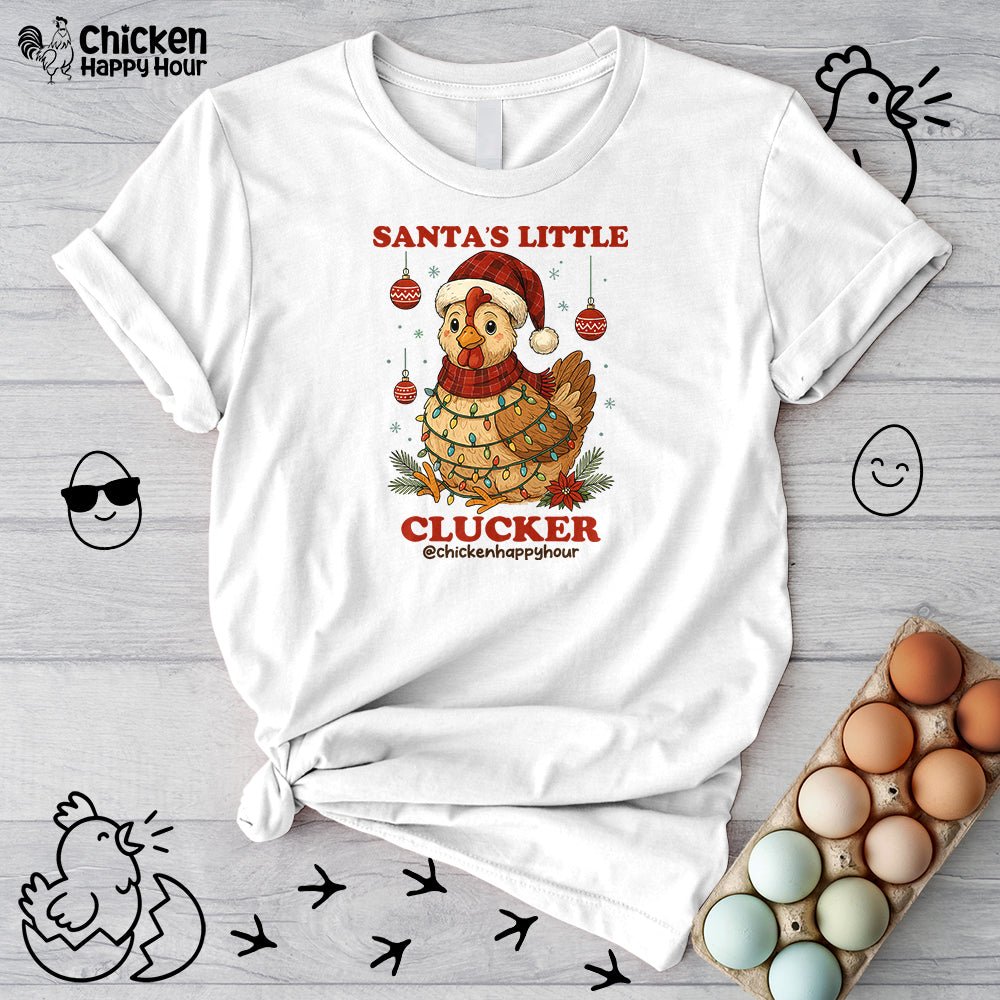 Santa’s Little Clucker Unisex Tee