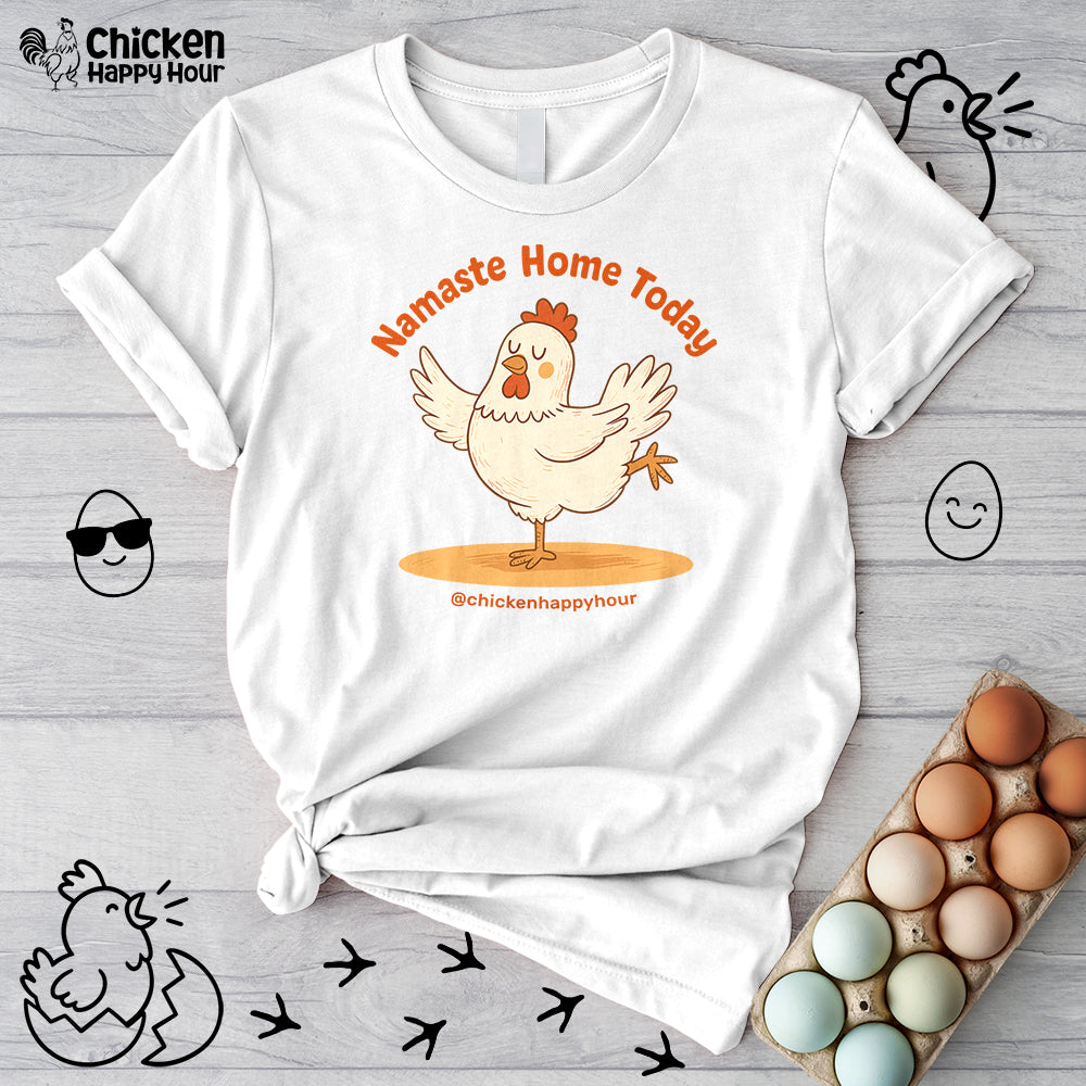 Namaste Cluck Unisex Tee