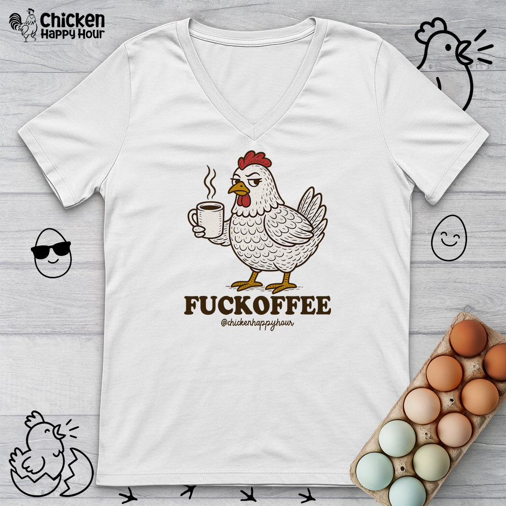 FUCKOFFEE V-Neck Tee