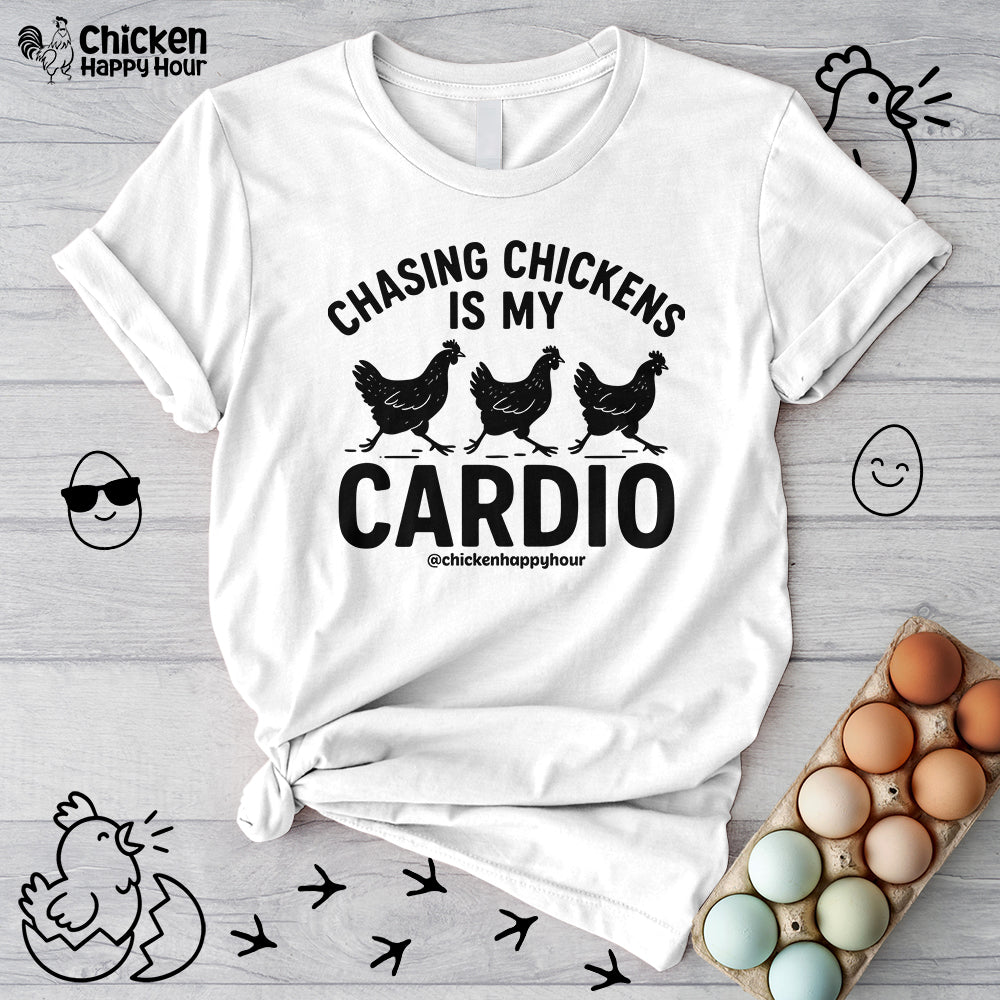 Chasing Chickens is My Cardio Unisex Tee