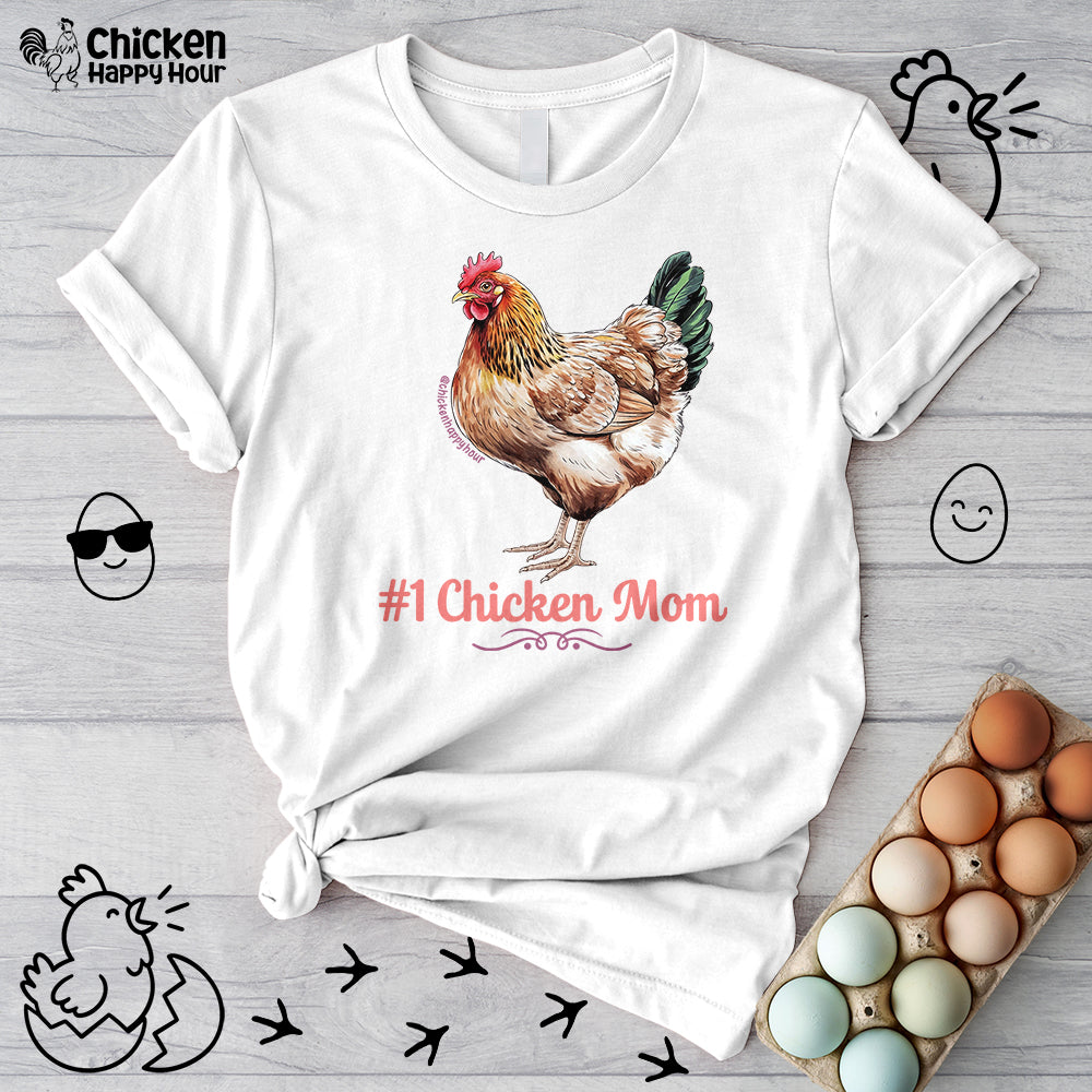 #1 Chicken Mom Unisex Tee