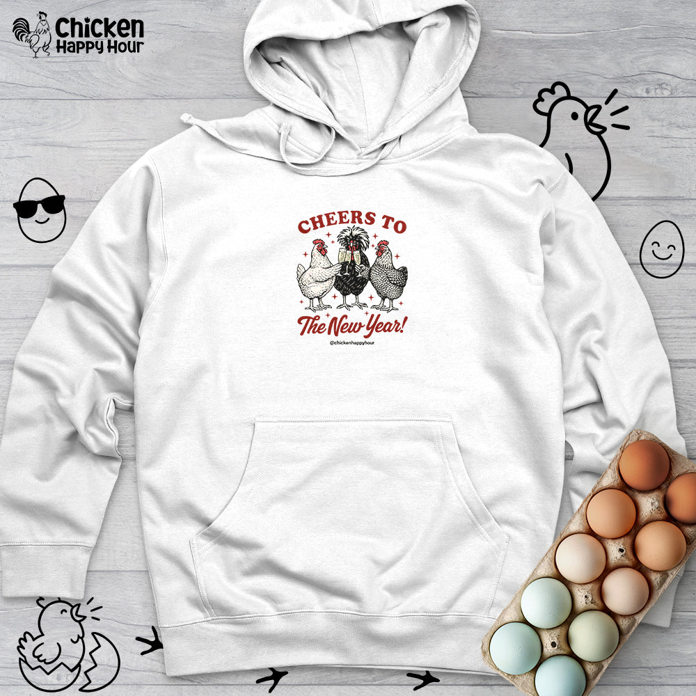 Cheers to The New Year Hooded Sweatshirt