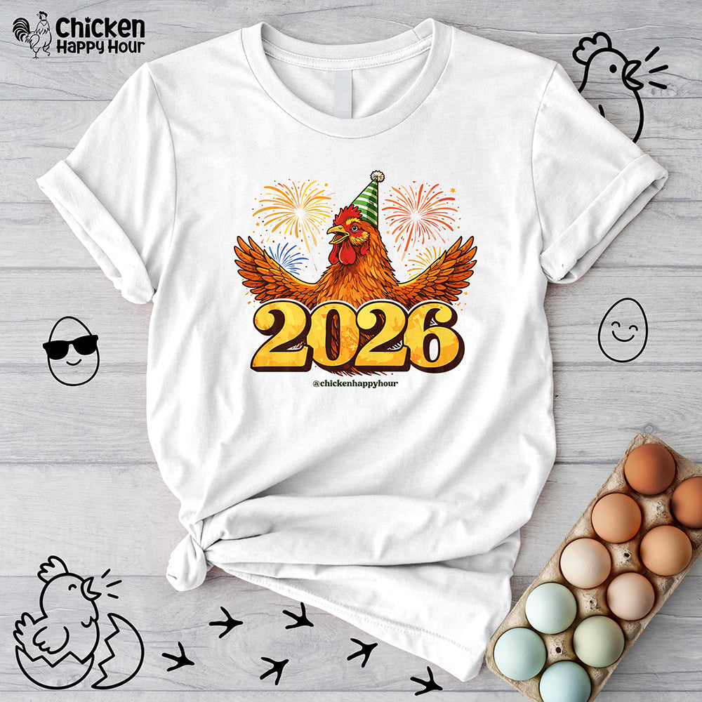 New Year Chicken 2026 Unisex Tee
