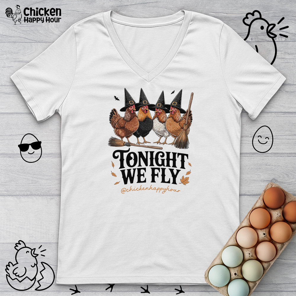 Tonight We Fly V-Neck Tee