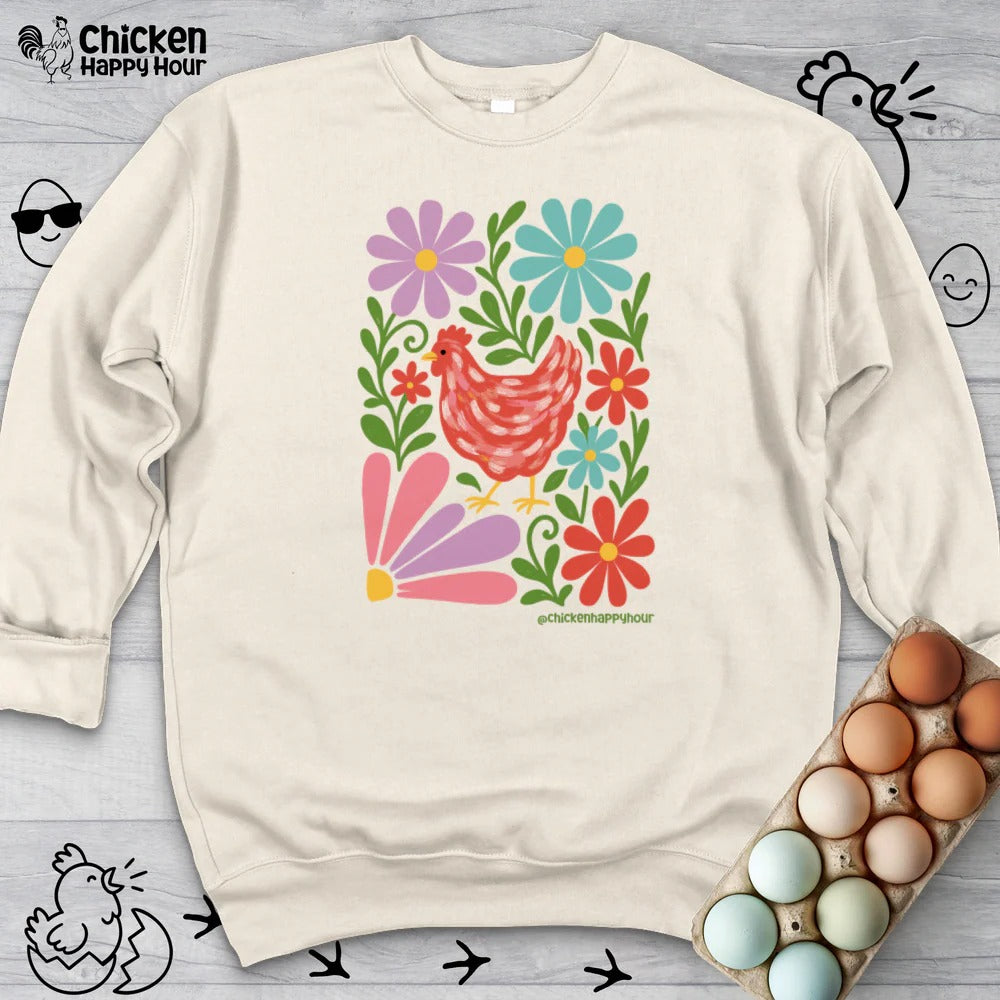 Chicken Blooms Sweatshirt