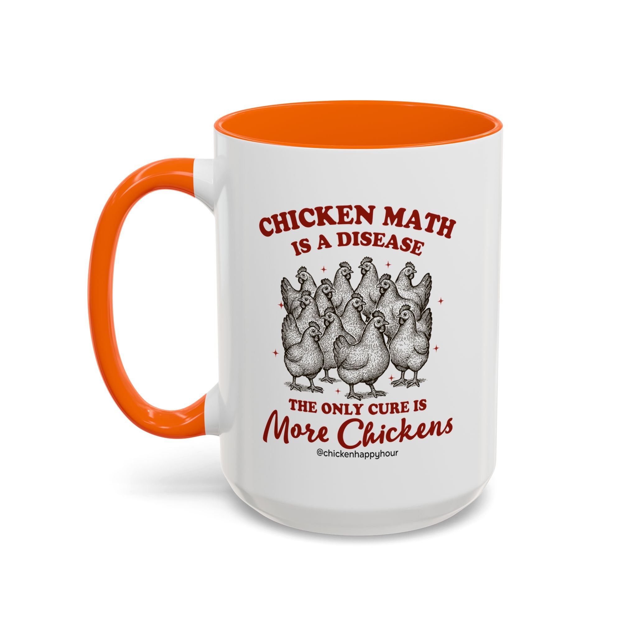 Chicken Math is a Disease Coffee Mug