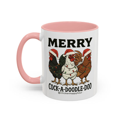 Merry Cock  a Doodle Doo Coffee Mug