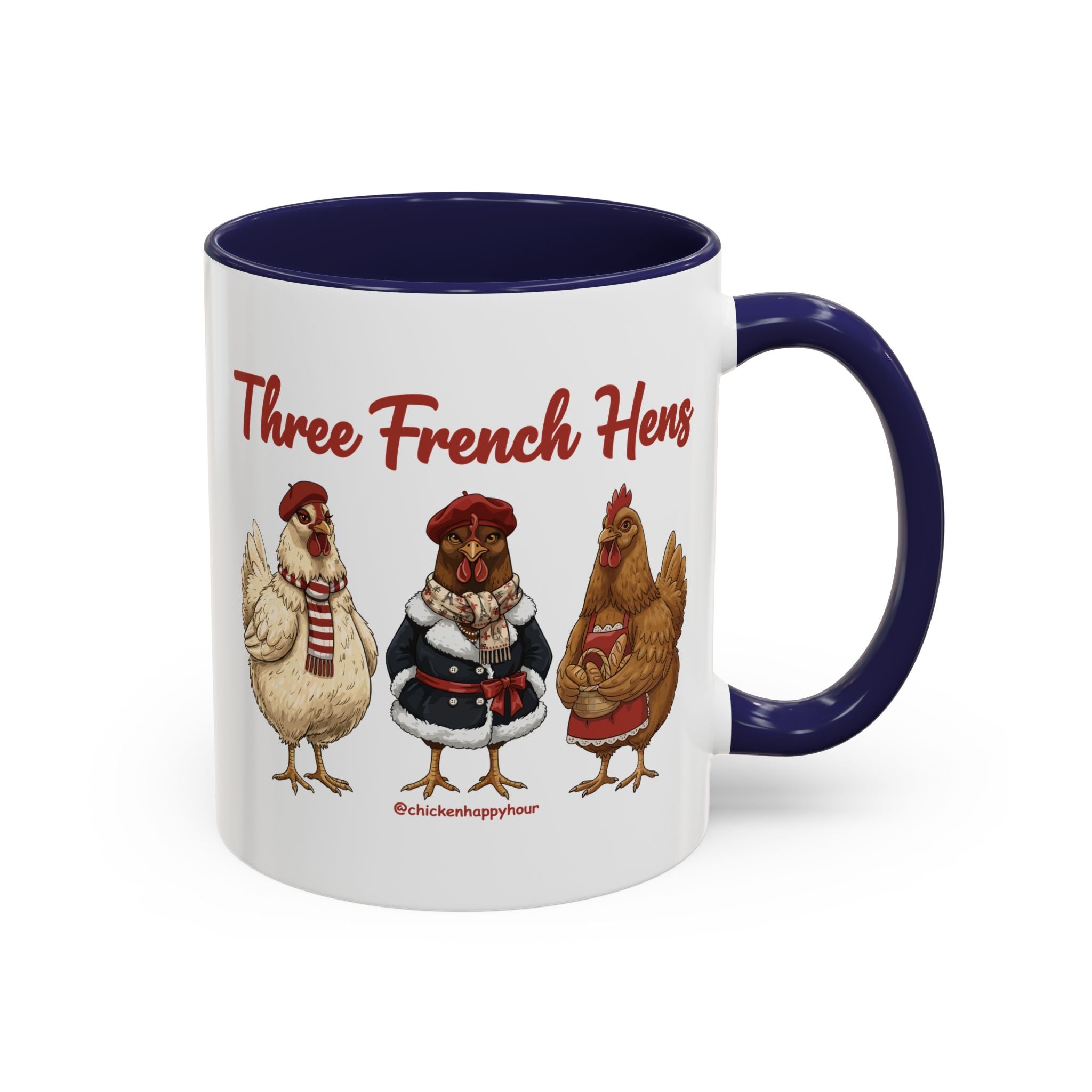 Three French Hens Coffee Mug