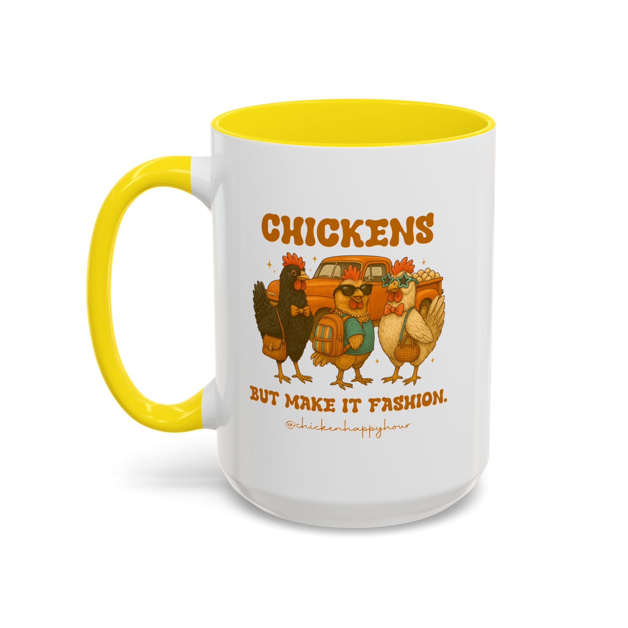 Chickens But Make it Fashion Coffee Mug