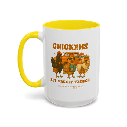 Chickens But Make it Fashion Coffee Mug