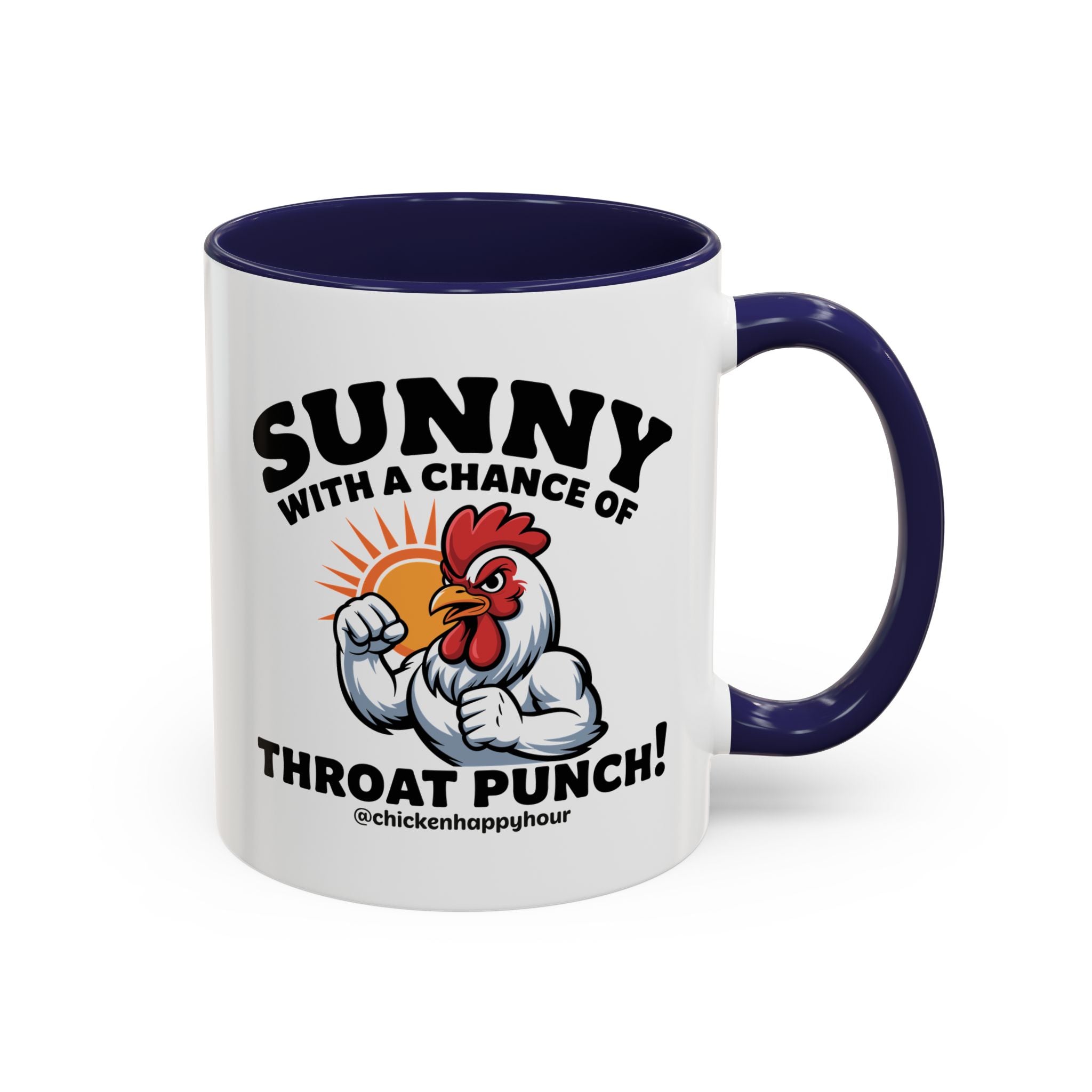 Sunny with a Chance of Throat Punch Coffee Mug