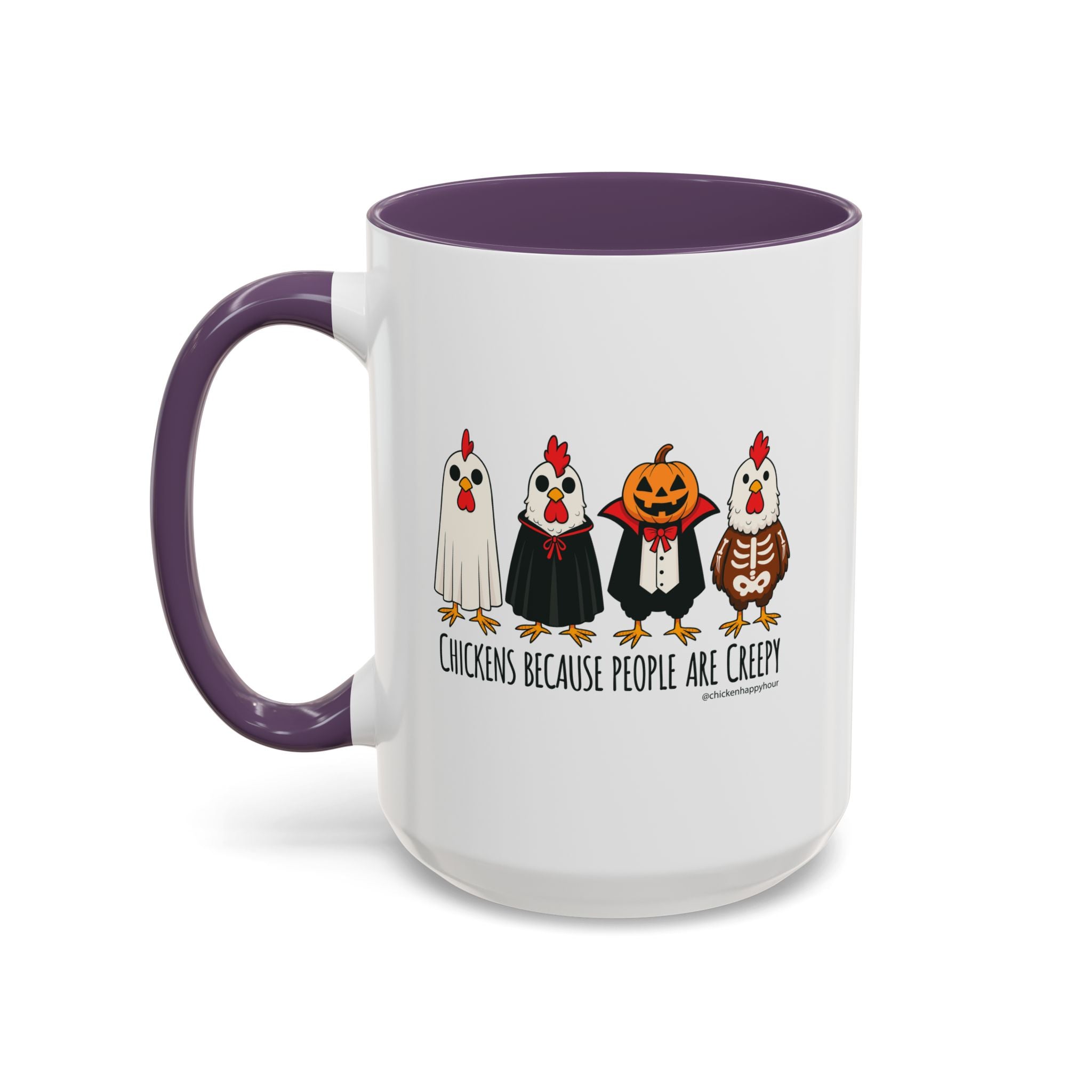 Chickens Because People Are Creepy Coffee Mug