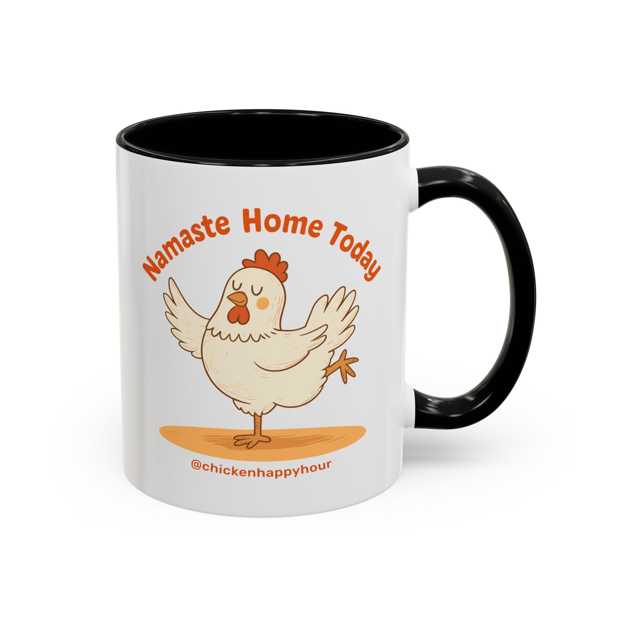Namaste Cluck Coffee Mug