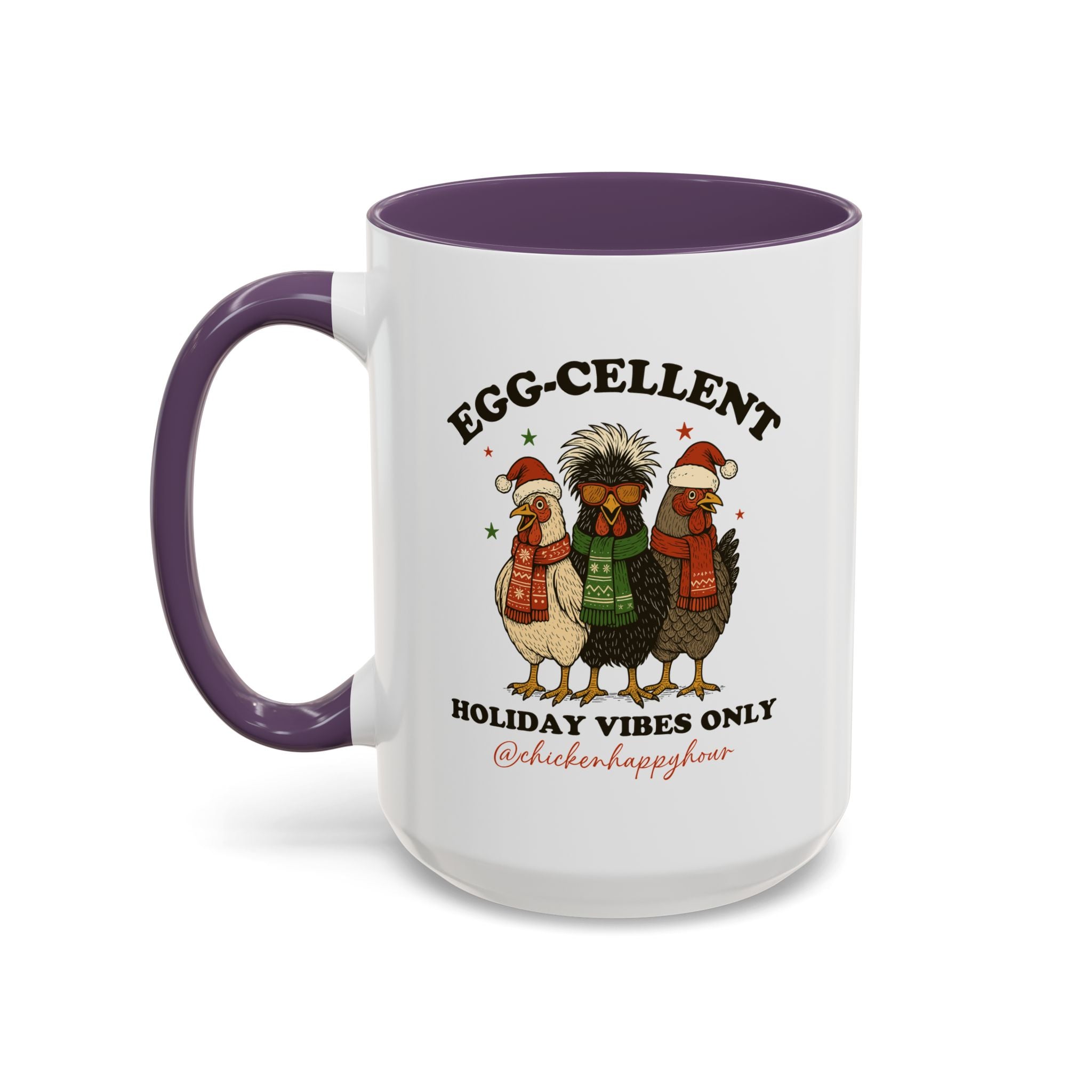 Egg-Cellent Holiday Vibes Only Coffee Mug