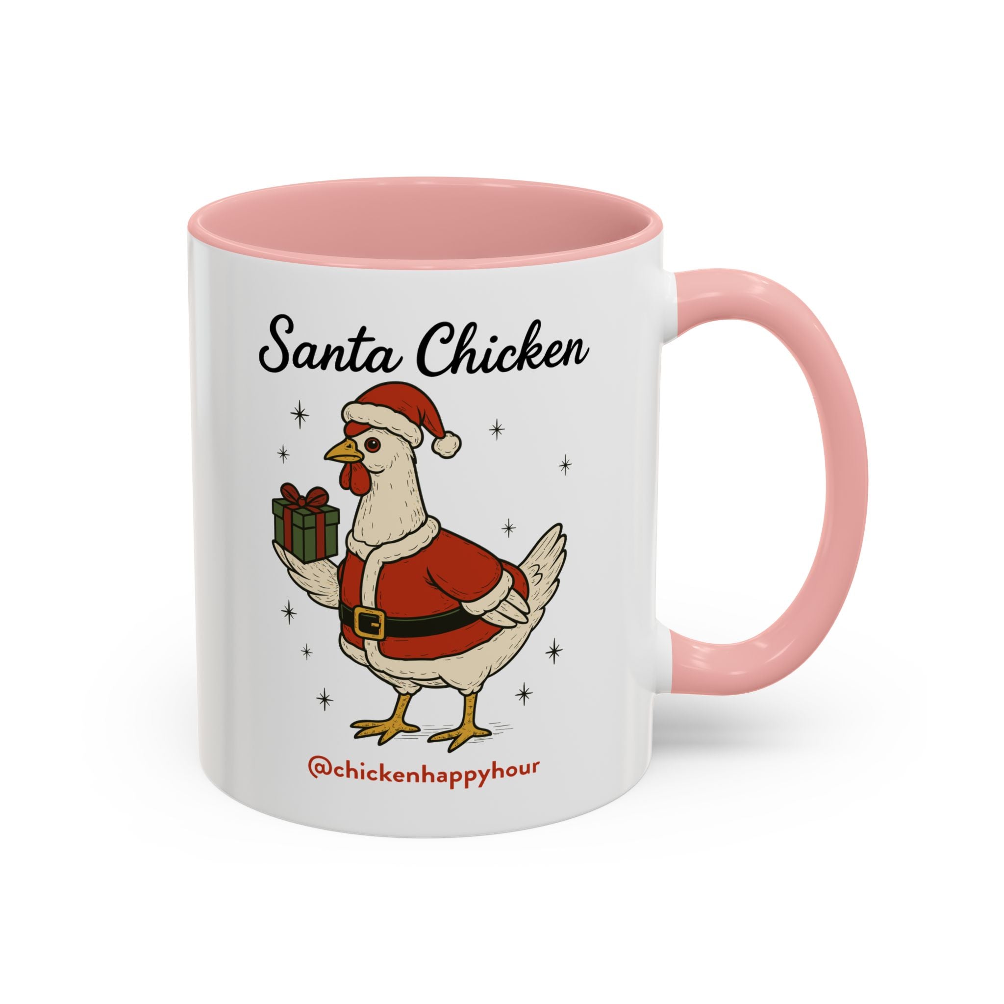 Santa Chicken Coffee Mug
