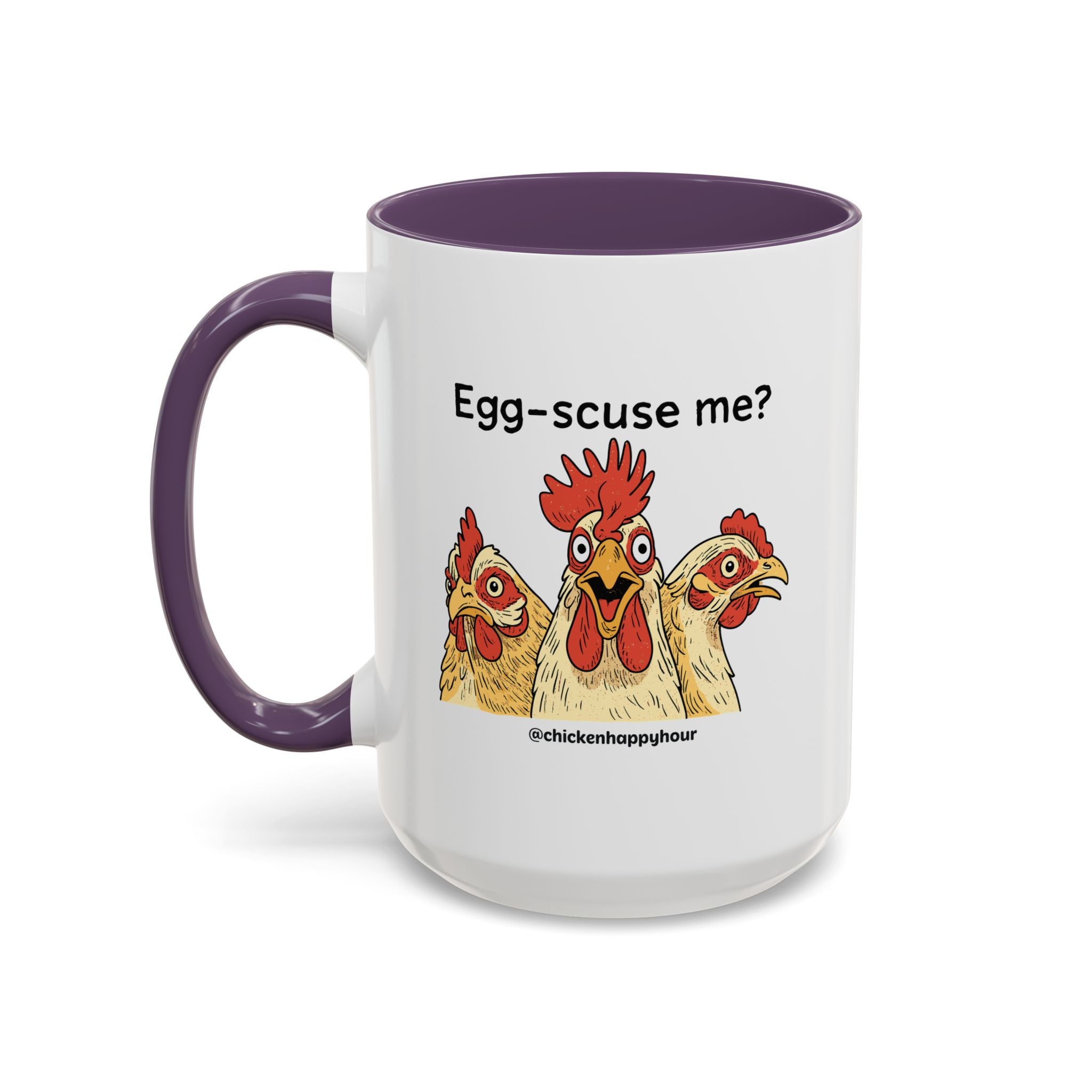 Egg-Scuse Me Coffee Mug