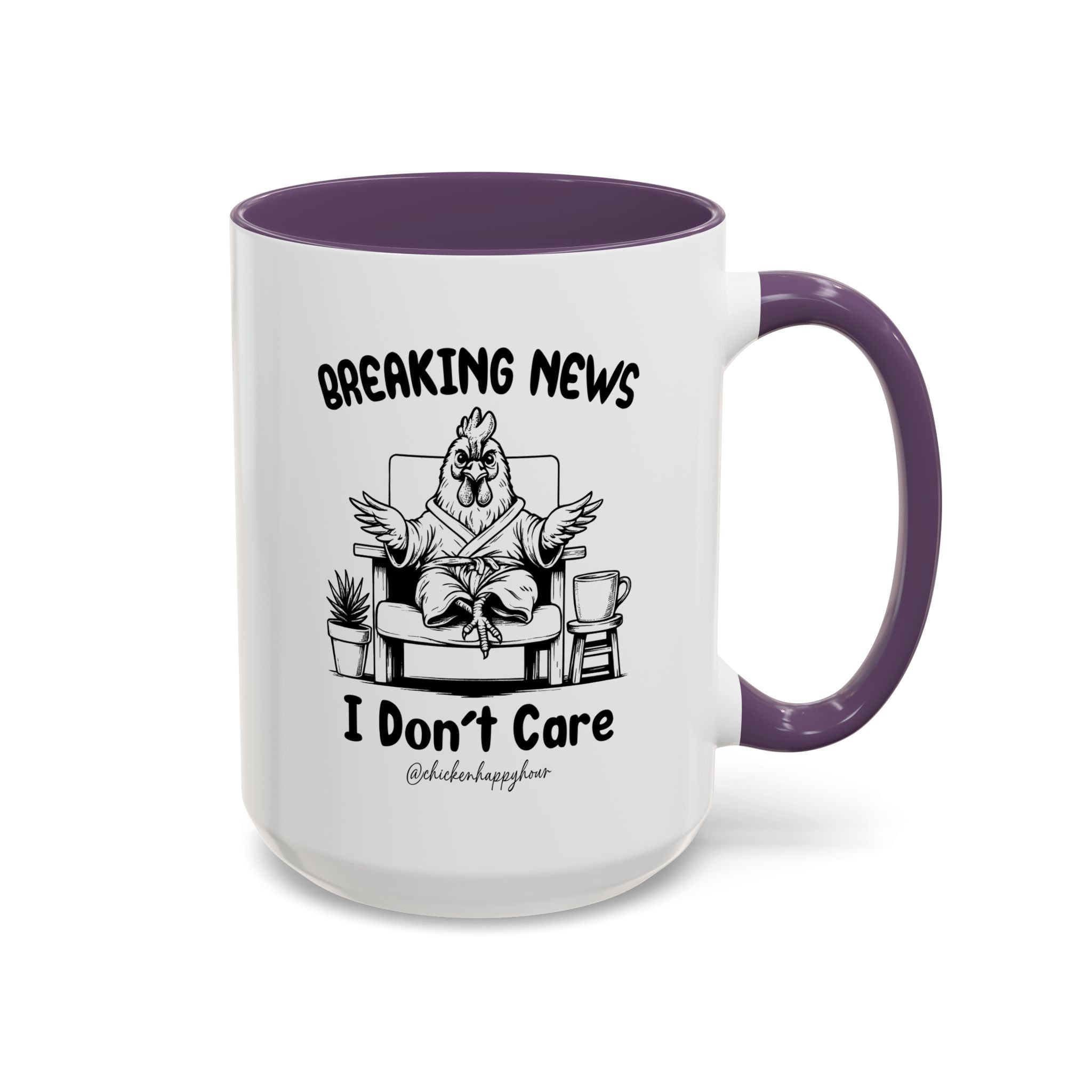 Breaking News I Don't Care Coffee Mug