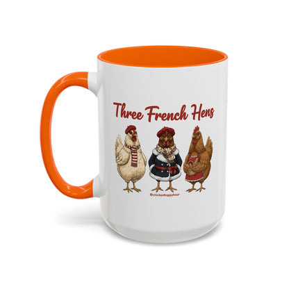Three French Hens Coffee Mug