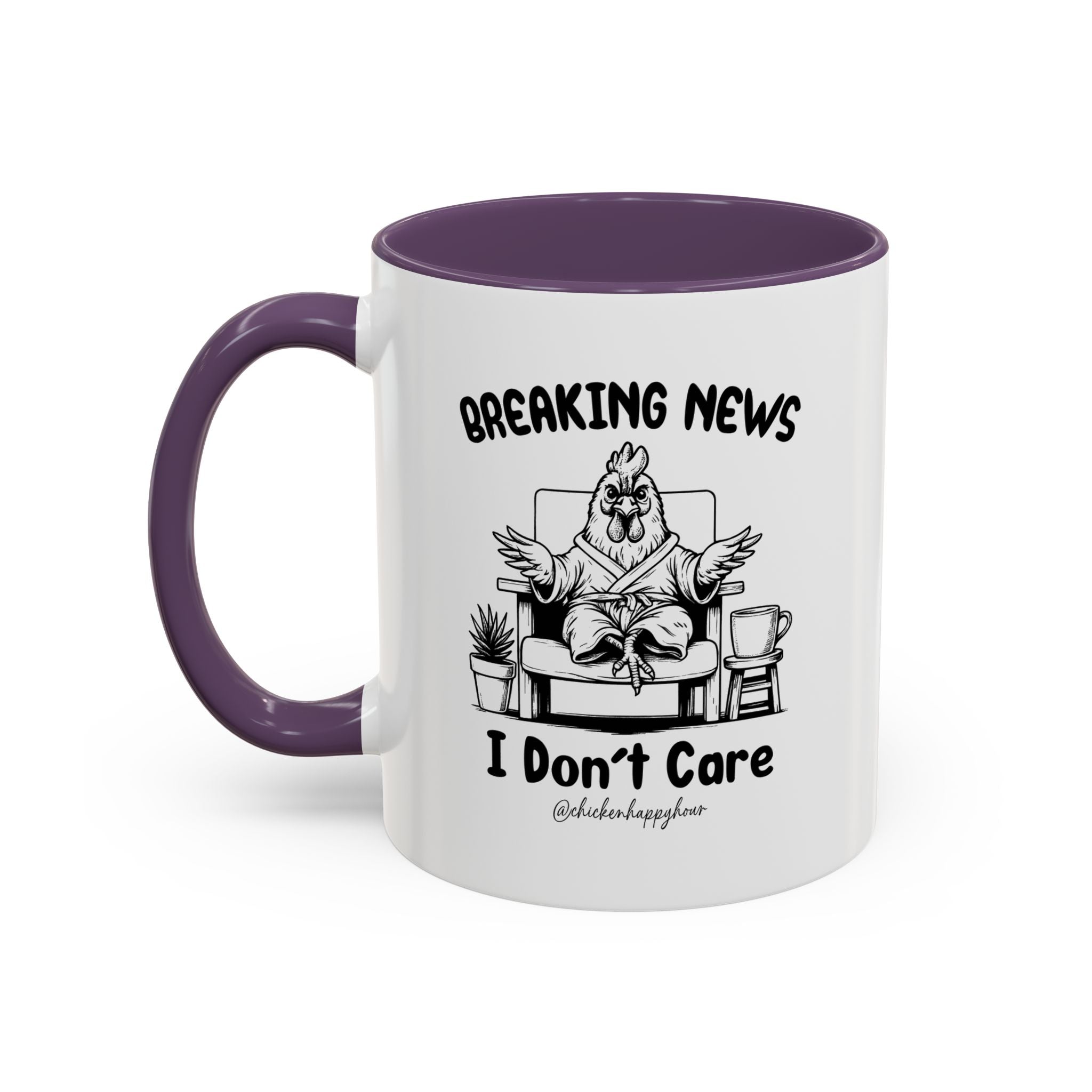Breaking News I Don't Care Coffee Mug