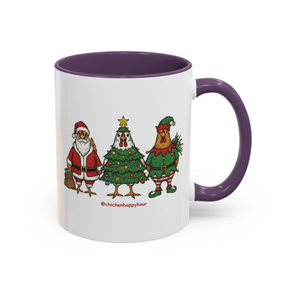 Christmas Chicken Coffee Mug