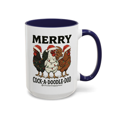 Merry Cock  a Doodle Doo Coffee Mug