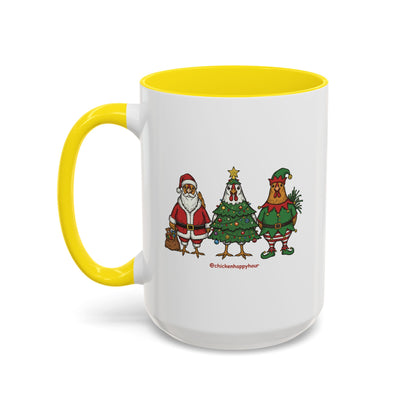 Christmas Chicken Coffee Mug