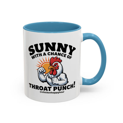 Sunny with a Chance of Throat Punch Coffee Mug