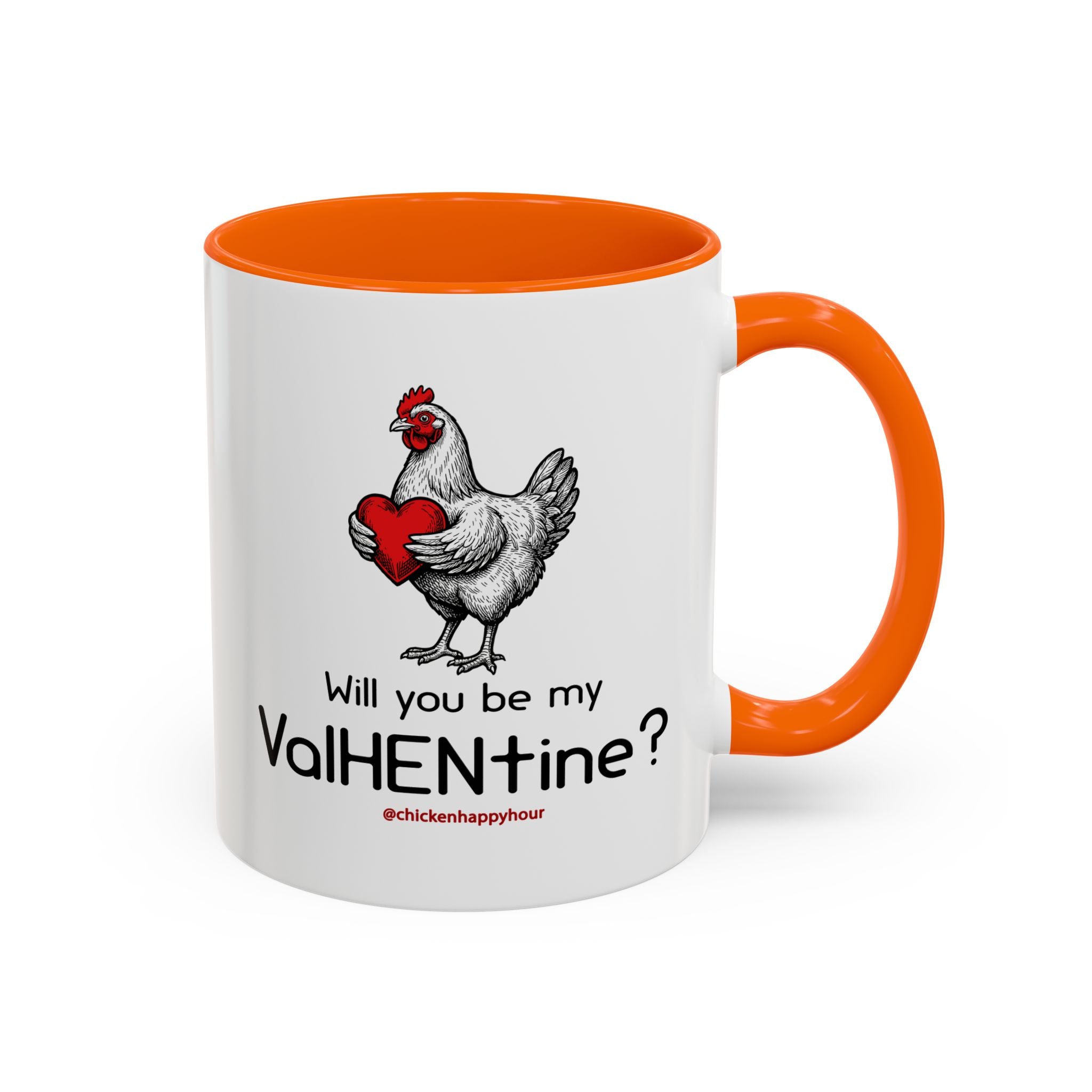 Will you be my ValHENtine Coffee Mug