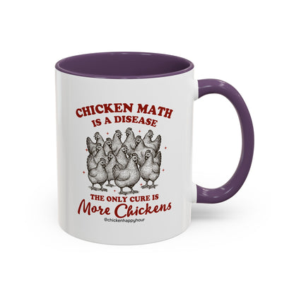 Chicken Math is a Disease Coffee Mug