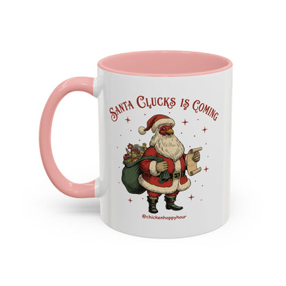 Santa Clucks Is Coming Coffee Mug