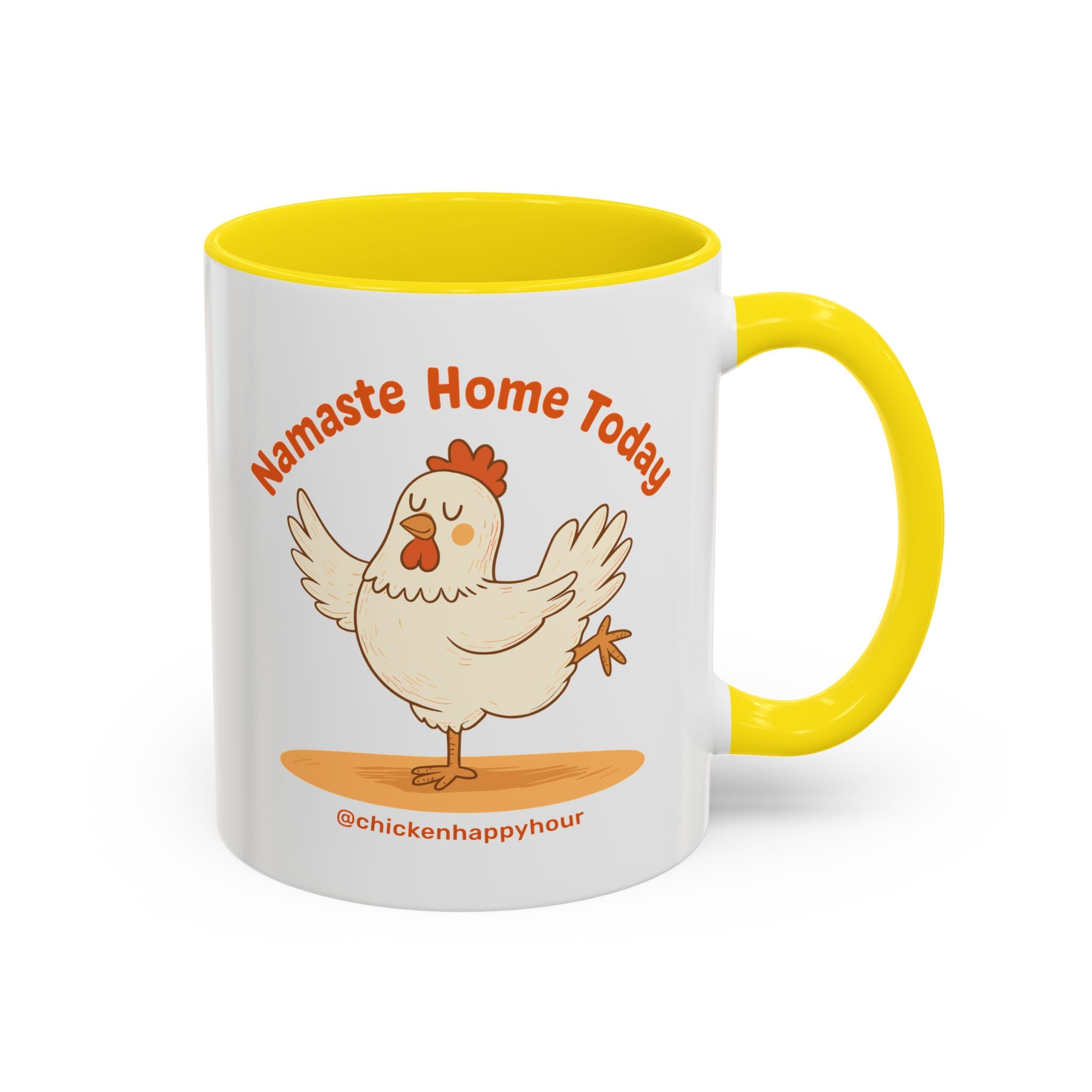 Namaste Cluck Coffee Mug