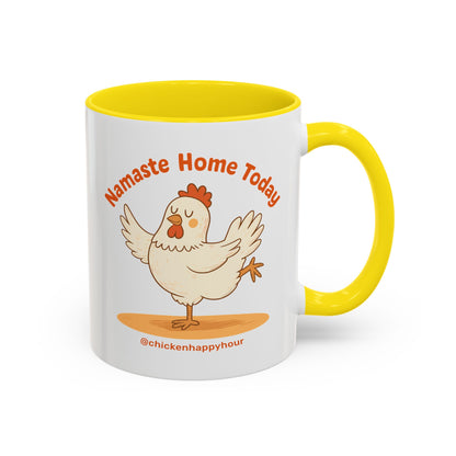 Namaste Cluck Coffee Mug