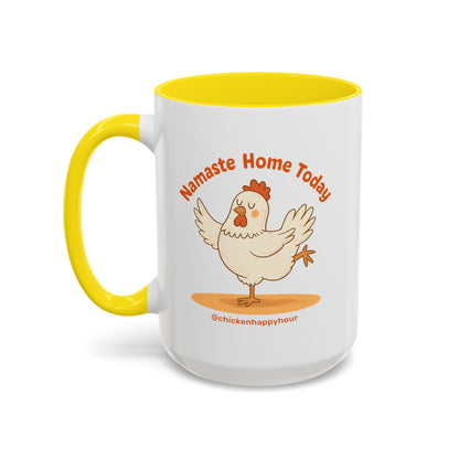 Namaste Cluck Coffee Mug