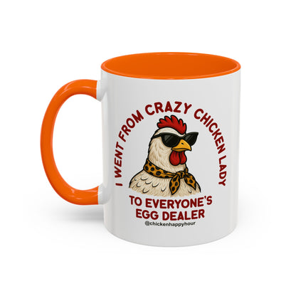 Went From Crazy Chicken Lady Coffee Mug