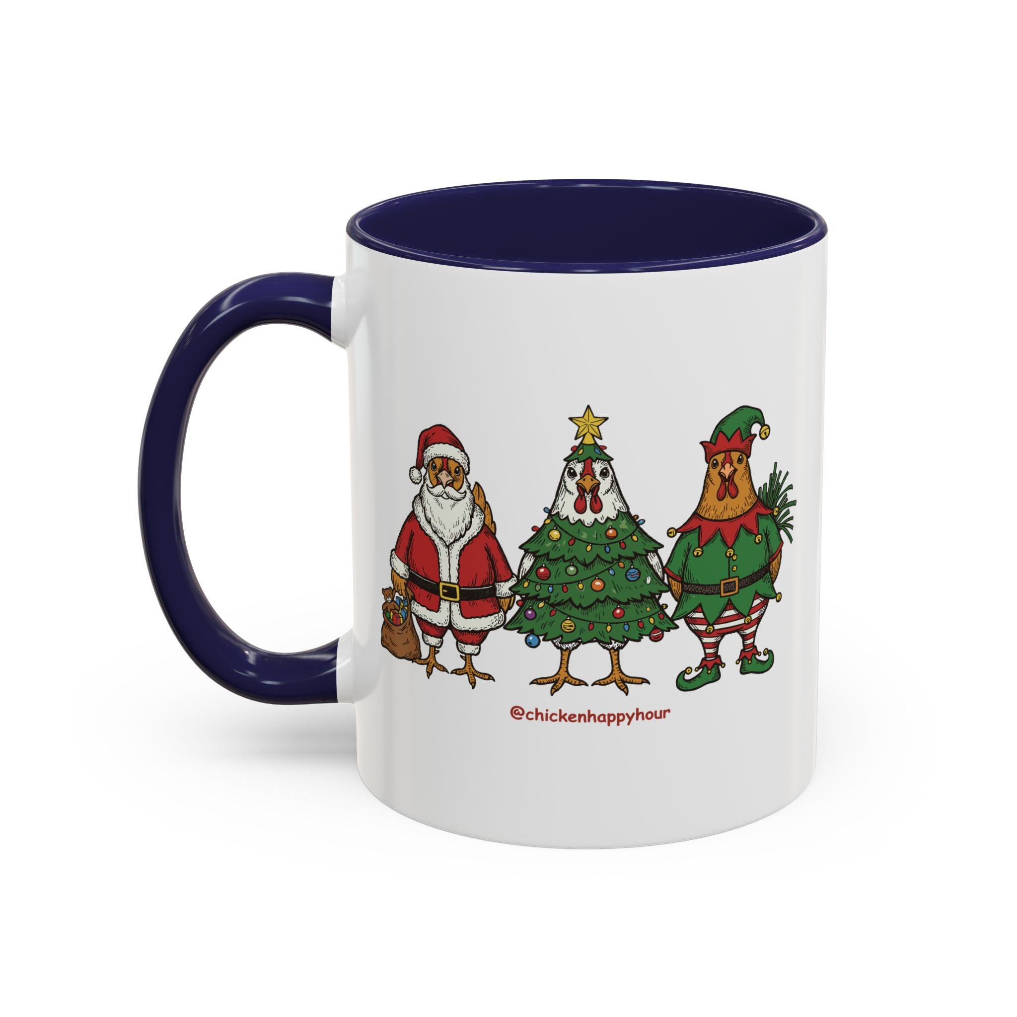 Christmas Chicken Coffee Mug