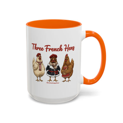 Three French Hens Coffee Mug