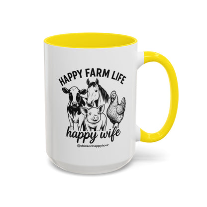 Happy Farm Life Happy Wife 01 Coffee Mug