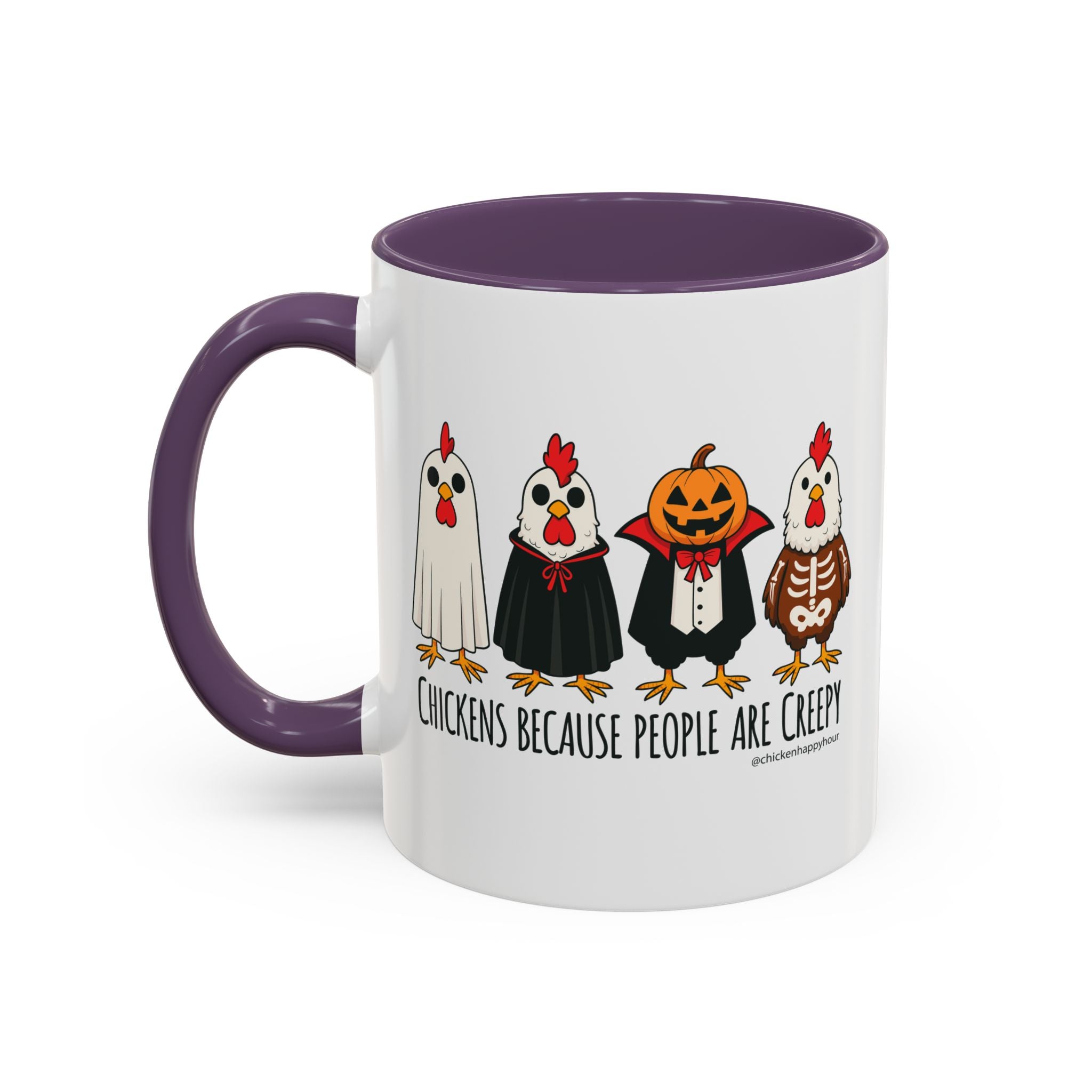 Chickens Because People Are Creepy Coffee Mug