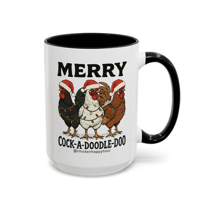 Merry Cock  a Doodle Doo Coffee Mug