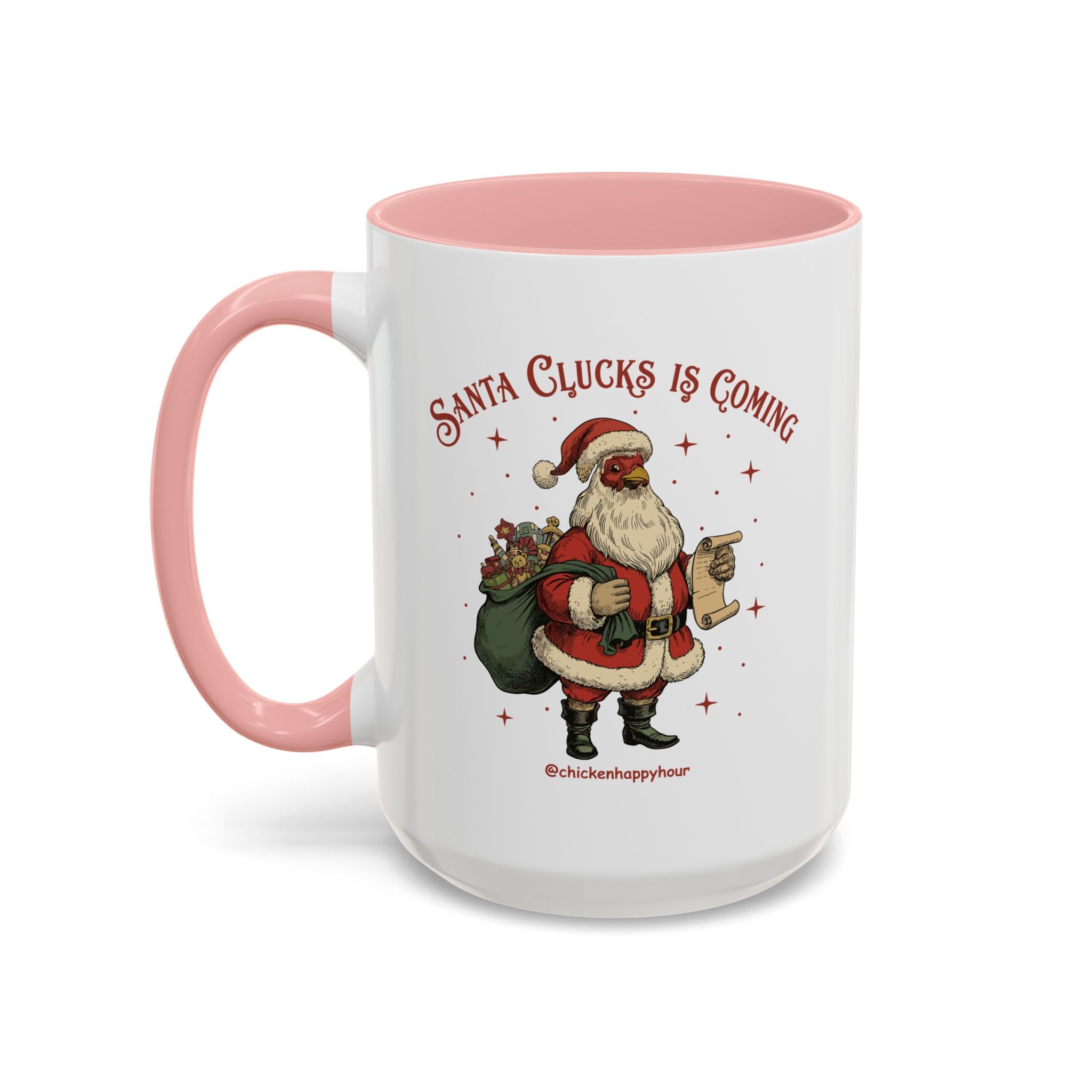 Santa Clucks Is Coming Coffee Mug