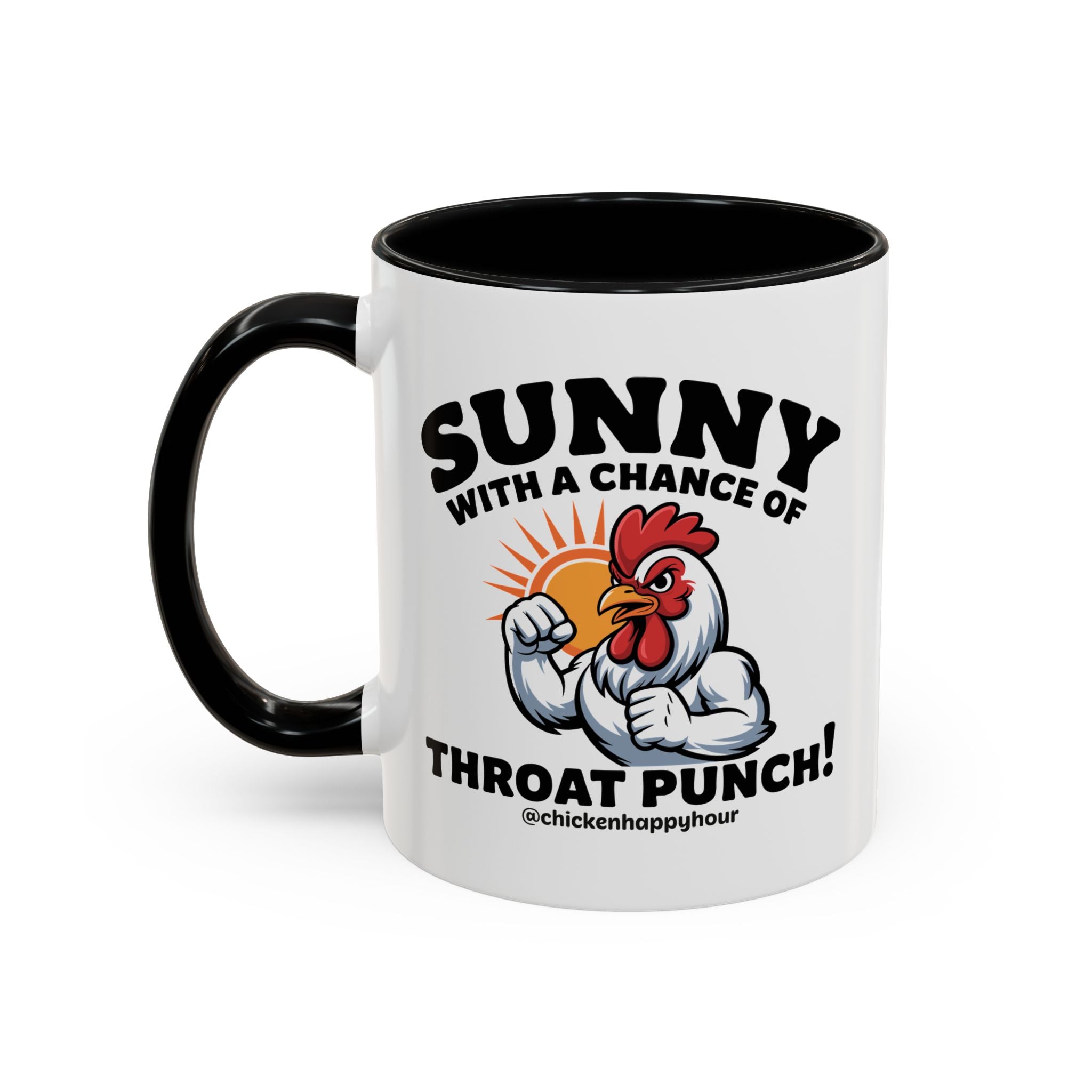 Sunny with a Chance of Throat Punch Coffee Mug