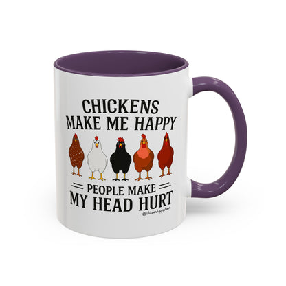 Chickens Make ME Happy Coffee Mug